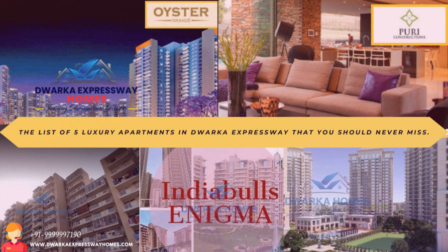 5 Luxury Apartments On Dwarka Expressway You Must Buy Right Now
