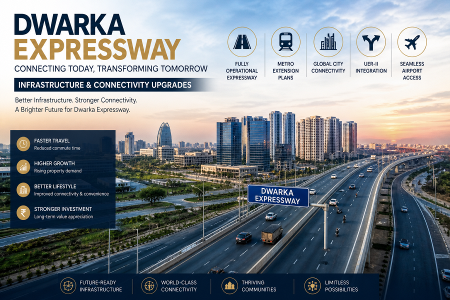 Dwarka Expressway infrastructure and connectivity upgrades with metro extension, UER-II and Global City Gurgaon | Dwarka Expressway Homes